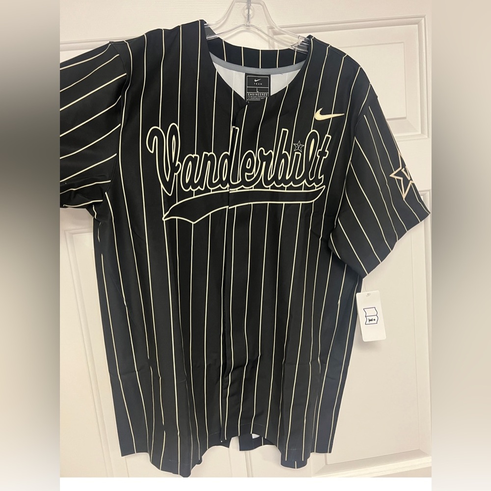 Nike Vanderbilt Baseball Jersey Size Large
